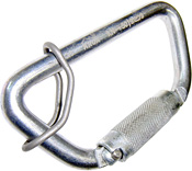 Верёвочная скоба-фиксатор на карабин для фиксации узла верёвки